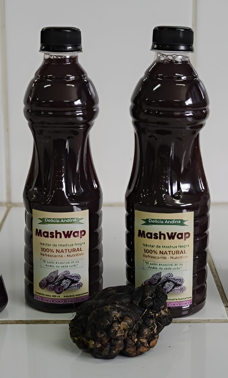 ¡Salud!: El néctar de mashua negra, bebida nutracéutica rica en antioxidantes y compuestos funcionales, combina tradición ancestral y ciencia moderna en una sola botella.