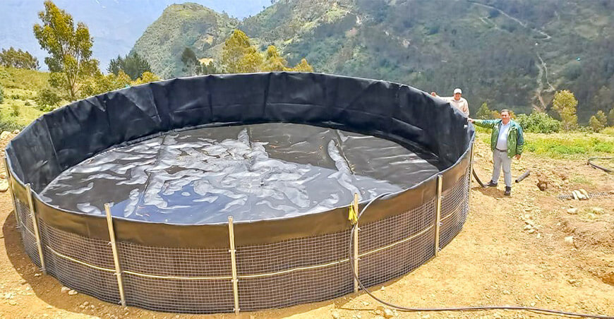 Implementación de microreservorios asegurará agua para riego en 16 regiones Agro Rural Perú