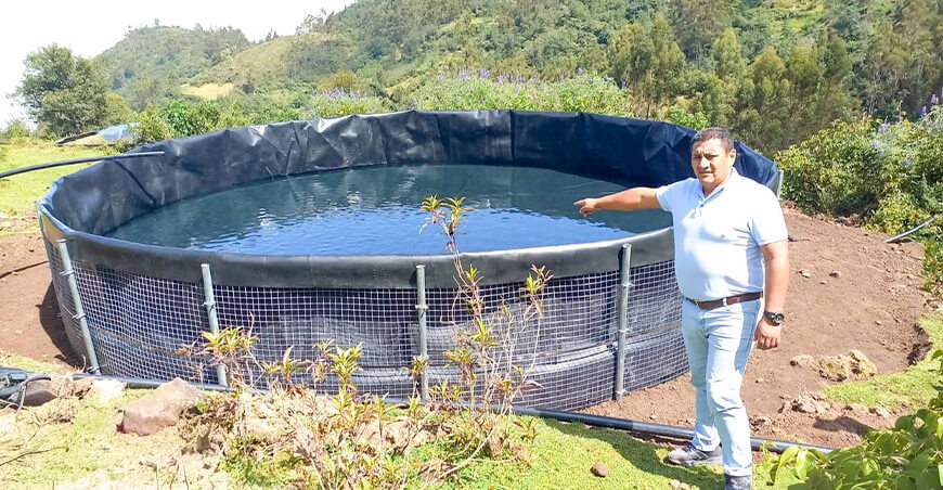 Implementación de microreservorios asegurará agua para riego en 16 regiones Agro Rural Perú