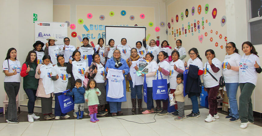 ANA fortalece cultura del agua con mujeres del sur del valle del Mantaro Junín Perú