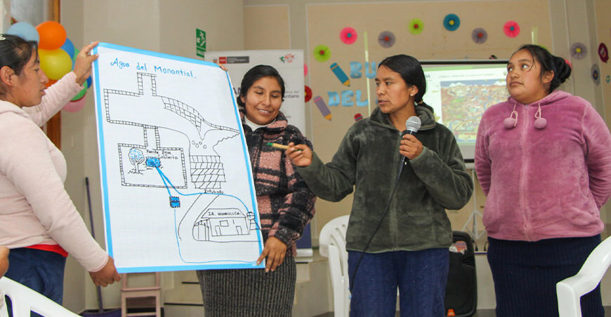 ANA fortalece cultura del agua con mujeres del sur del valle del Mantaro Junín Perú