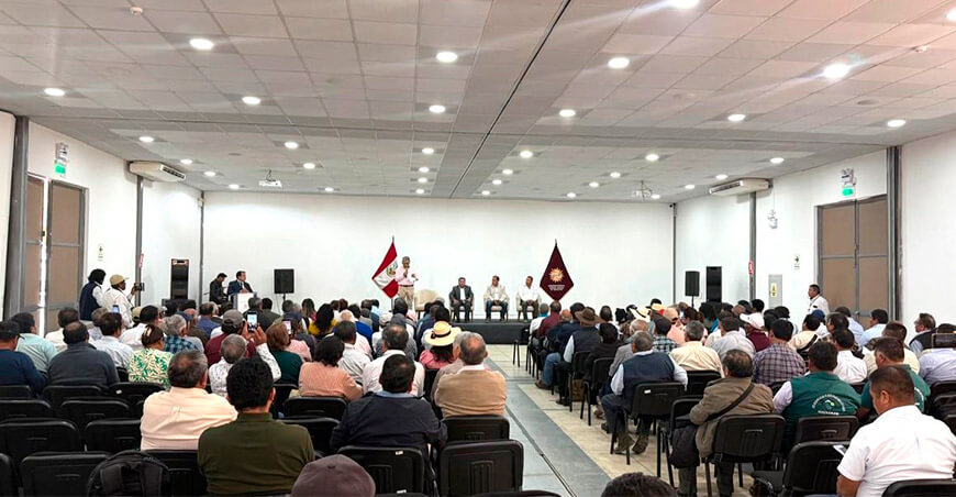 Organizaciones de usuarios de agua exigen atención urgente a la agenda hídrica y agraria desde Arequipa