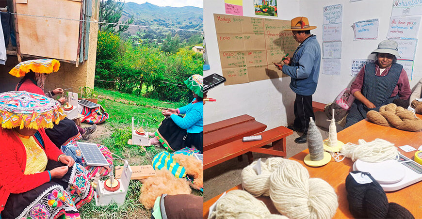 Capacitaron a alpaqueros para darle valor agregado a la fibra Cusco Perú