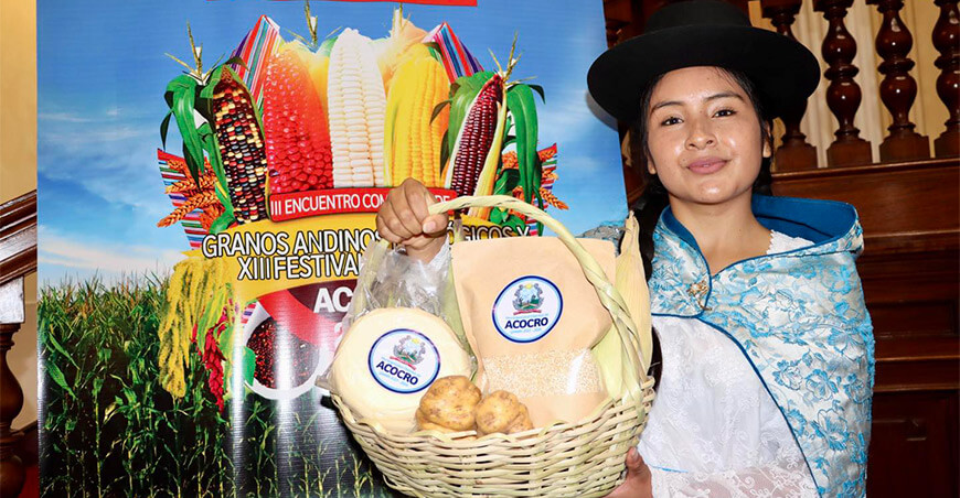 Festival de granos andinos y choclo Acocro Ayacucho Perú
