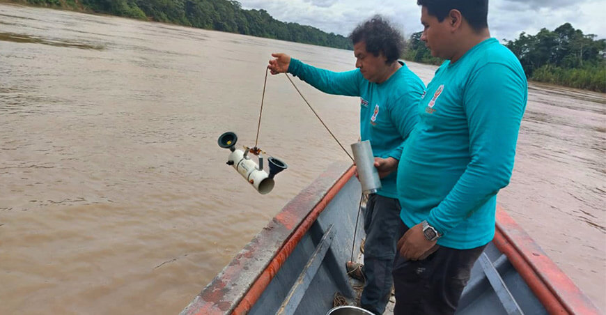 IIAP estudia la calidad ambiental de los ríos Madre de Dios y Tambopata Perú