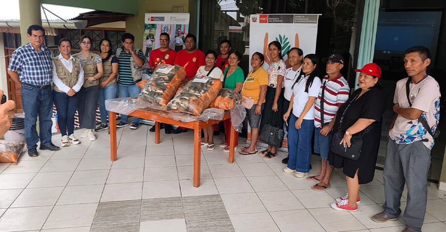 IIAP donó 450 kilos de pescado para fortalecer la seguridad alimentaria San Martín Perú