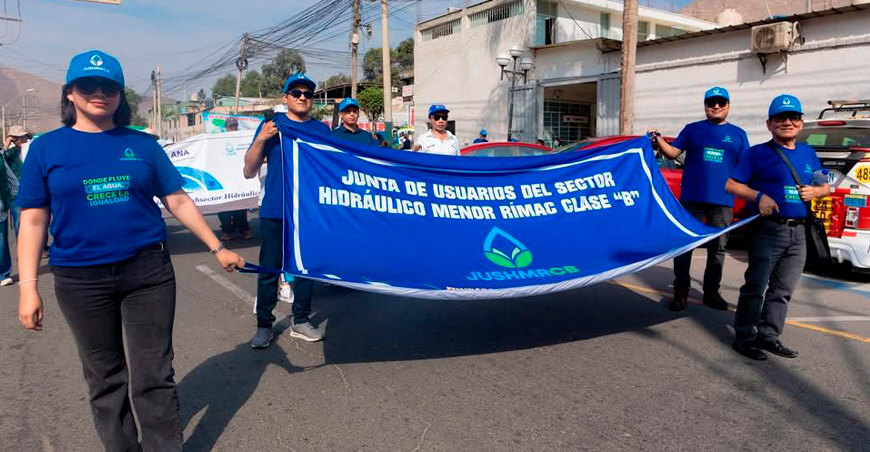 Junta de Usuarios Rímac cerró marzo con masiva jornada por el Día Mundial del Agua