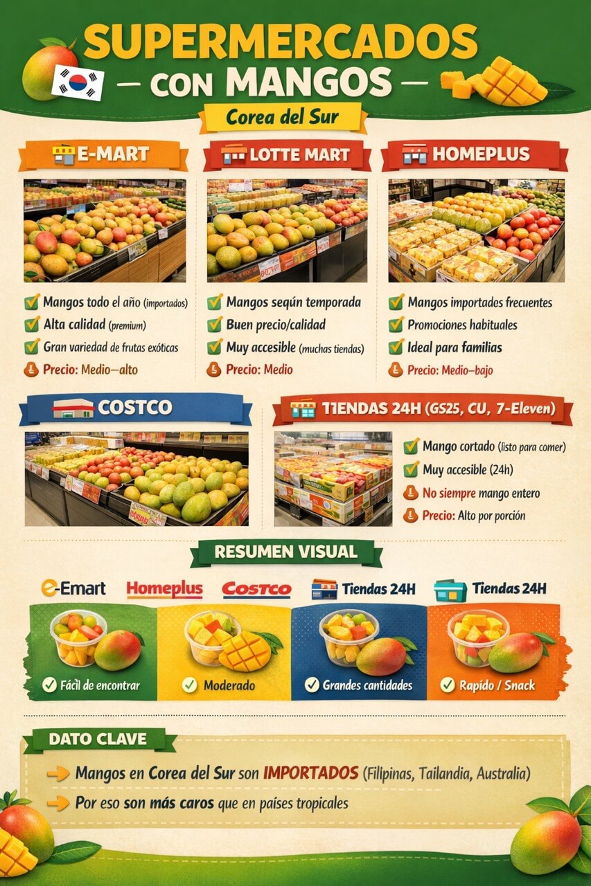 El mango se expande en Corea del Sur con una red global de distribución e importación