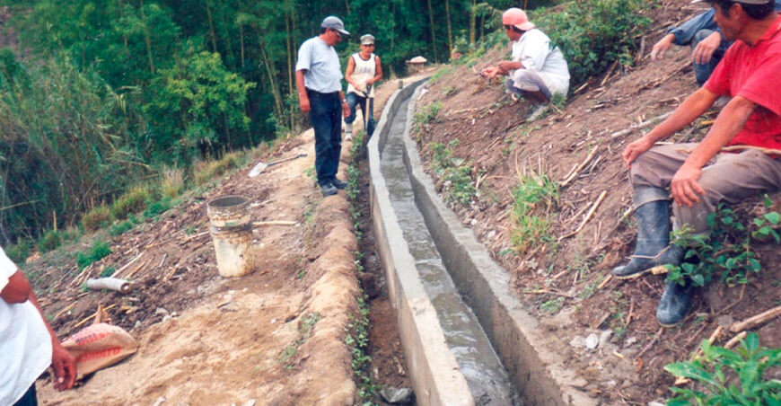 Mejoramiento de canal de riego beneficiará a más de 200 habitantes de Santiago de Chuco La Libertad Perú
