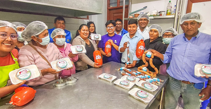 Porcicultores de San Antonio apuestan por el valor agregado con embutidos artesanales Moquegua Perú