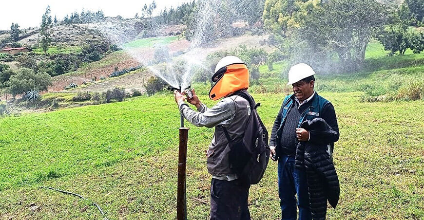 PSI proyectos riego por aspersión riego tecnificado Perú