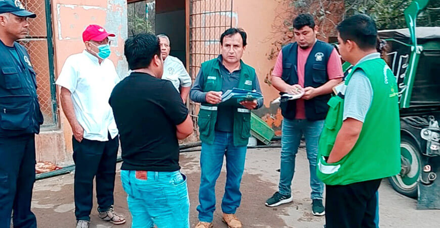 Senasa y Municipalidad de Motupe clausuraron centros clandestinos de faenamiento de aves Lambayeque Perú