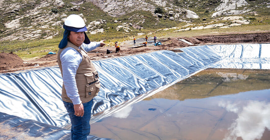 Sierra Azul inicia obras de siembra y cosecha de agua en siete regiones