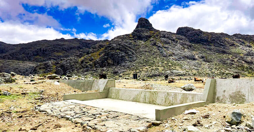 Sierra Azul inicia obras de siembra y cosecha de agua en siete regiones Perú