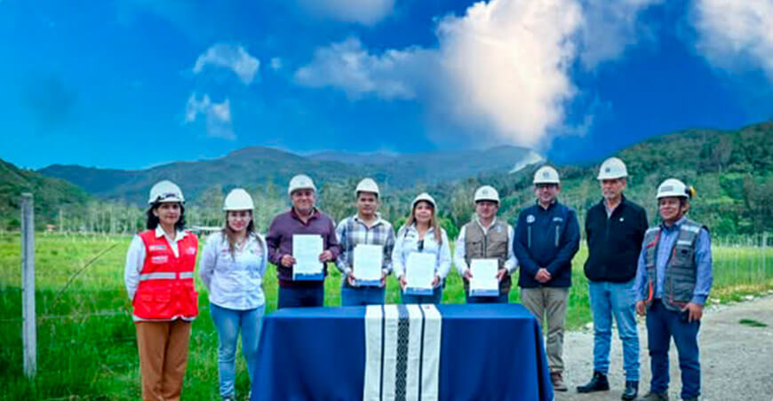 Entregaron terreno para la construcción del Centro de Investigación de Ovinos y Caprinos Amazonas UNTRM