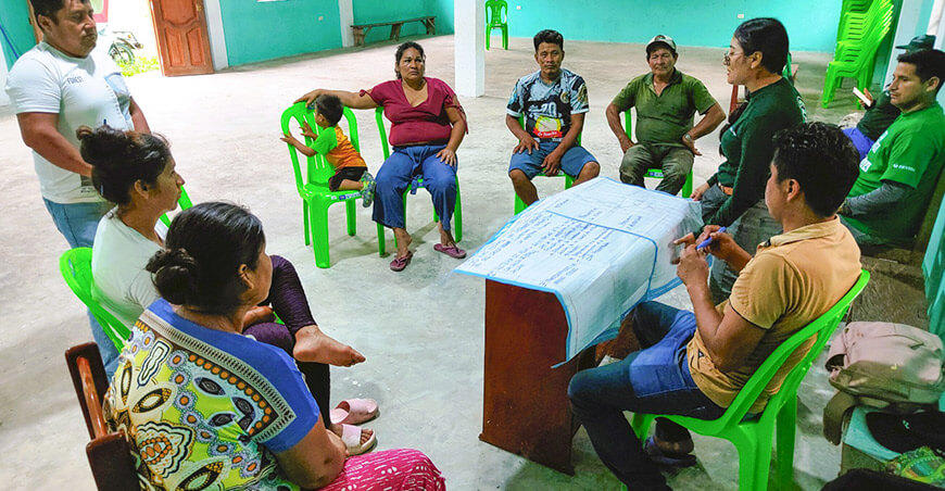 Devida promueve organización comunal en Padre Abad para el desarrollo sostenible Ucayali Perú