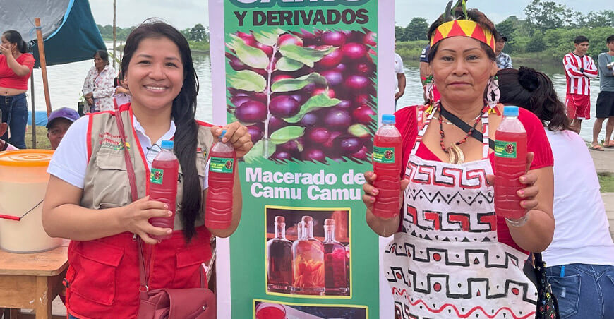 familias nativas transforman su economía con impulso productivo de Haku Wiñay valor agregado camu camu Loreto Perú