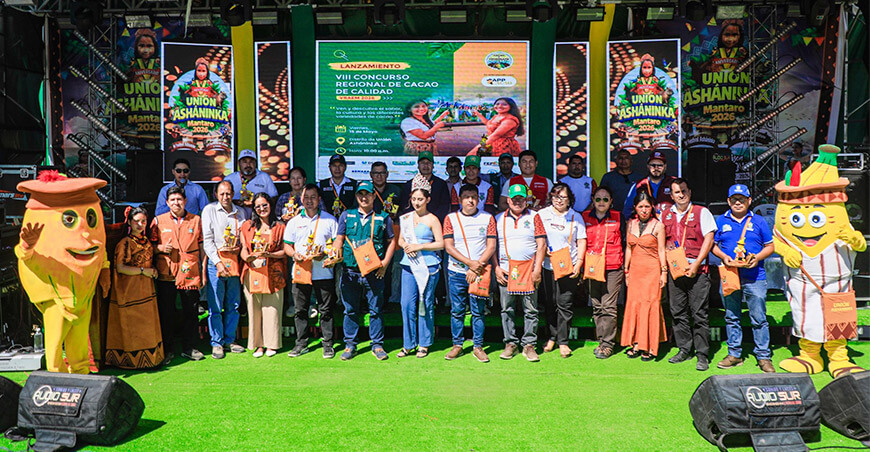 Productor, participa en el VIII Concurso Regional de Cacao de Calidad Vraem Devida Perú