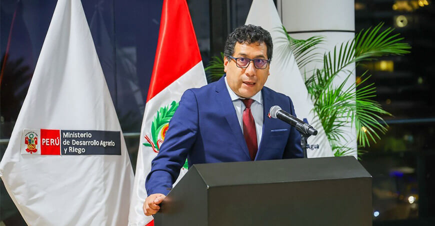 ministro Midagri Felipe César Meza Millán