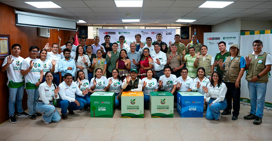 Osinfor lanzó el primer programa nacional de voluntariado por los bosques del Perú