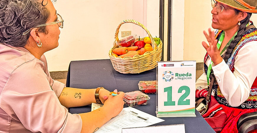 Rueda de Negocios en Arequipa productores agrarios Perú Agromercado 