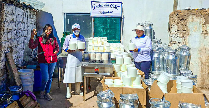 Procompite fortalece producción de derivados lácteos en el Colca Arequipa Perú