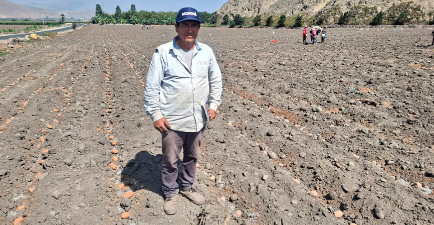 Mario Arce Félix (55), agricultor de Espachín (Barranca),