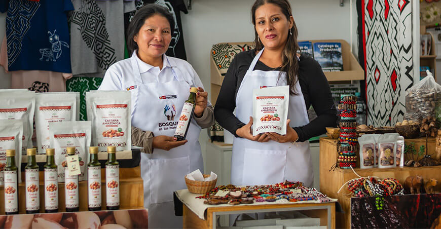 ExpoAmazónica Cusco ruedas de negocio productores de Madre de Dios Perú 