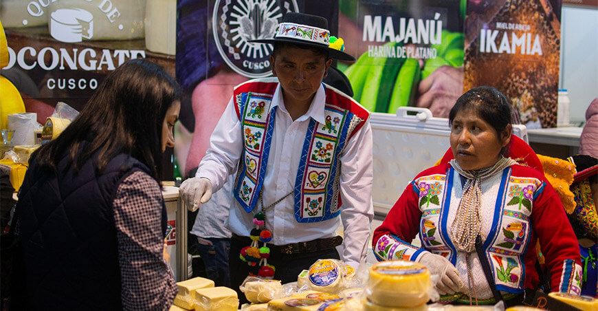productores queseros Cusco Perú en el Salón del Queso Peruano 