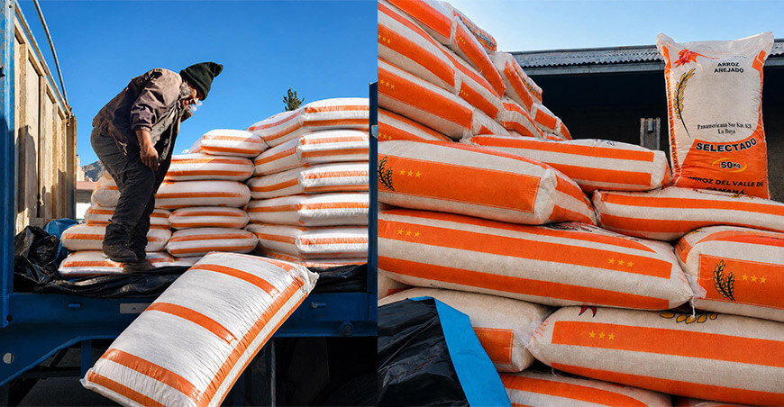 Agromercado impulsará la venta de 3500 toneladas de arroz de la agricultura familiar Perú