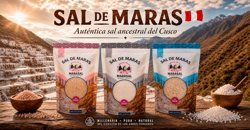 La sal de Maras es uno de los productos naturales más representativos del Cusco
