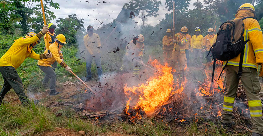 Sernanp fortalece capacidades de guardaparques para reforzar la prevención y respuesta frente a incendios forestales