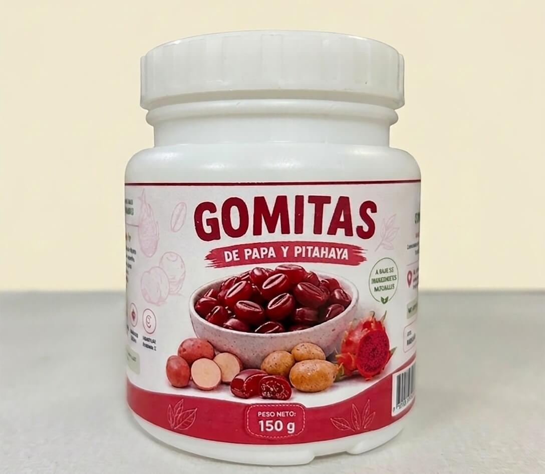 USIL crea gomita funcional de papa y pitahaya