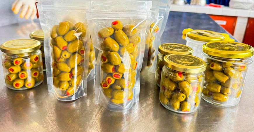Capacitan en elaboración de aceitunas con valor agregado en Bella Unión Arequipa Perú
