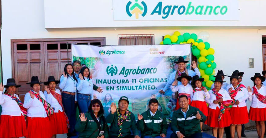 Agrobanco inaugura once oficinas en simultáneo a nivel nacional