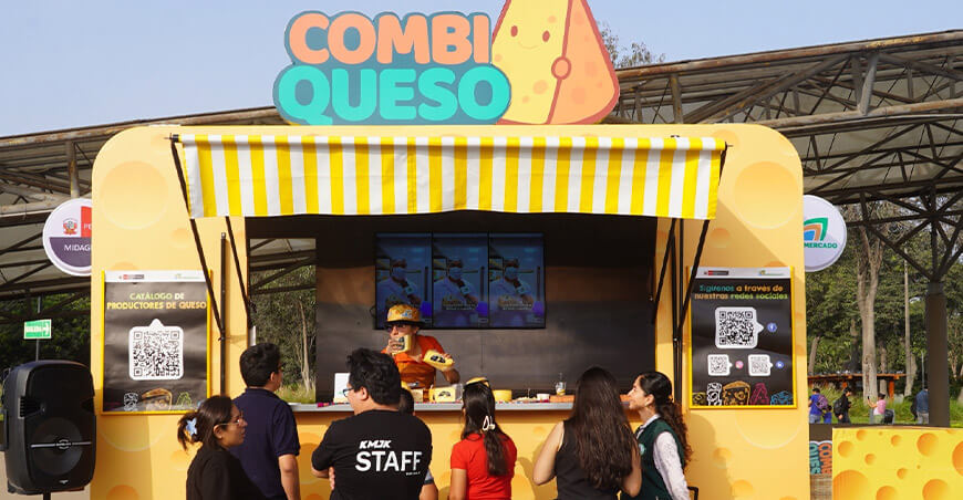 Perú fortalece la comercialización de quesos artesanales con ruta itinerante en la Combi Queso Agromercado