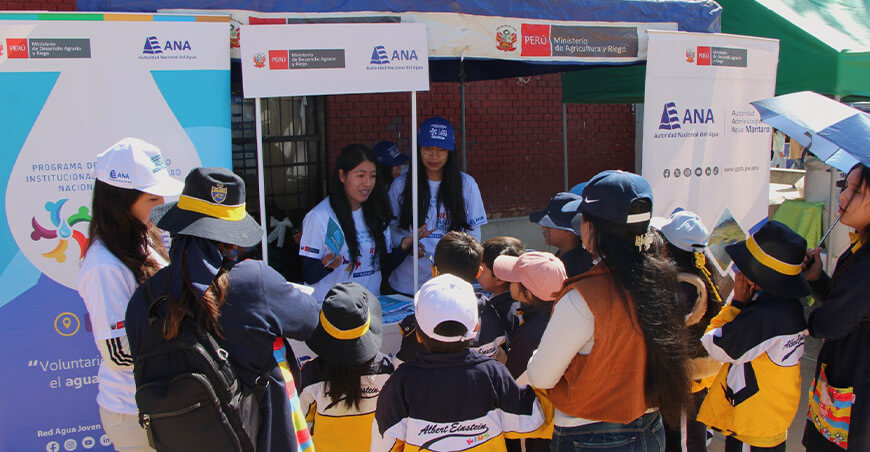 ANA promueve la formalización de usuarios de agua en la cuenca del Mantaro Perú