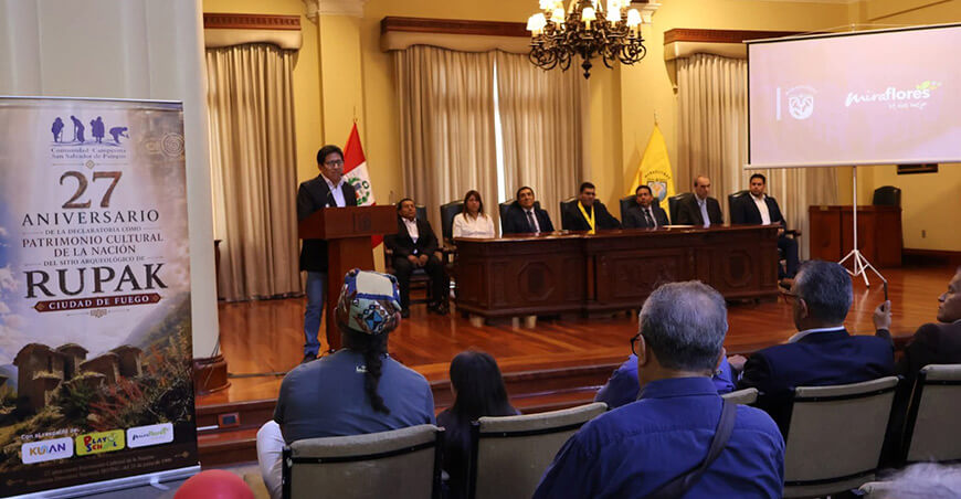 aniversario complejo arqueológico de Rúpac Huaral Lima Perú 