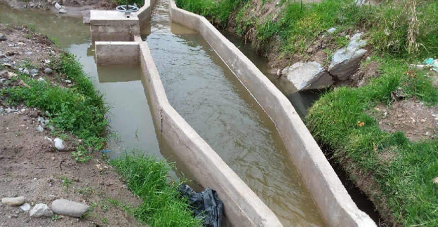 Contraloría alerta deficiencias en canal de riego Huarango La Unión Arequipa Perú
