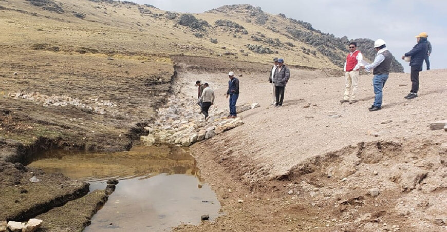 Detectan irregularidades en proyecto de riego en Acos Vinchos Ayacucho Perú