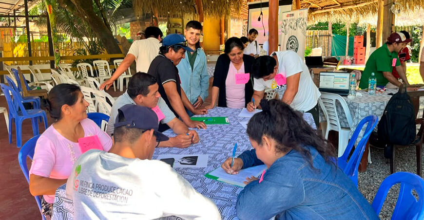 Devida capacita a organizaciones cacaoteras de Saposoa para mejorar su gestión empresarial San Martín Perú
