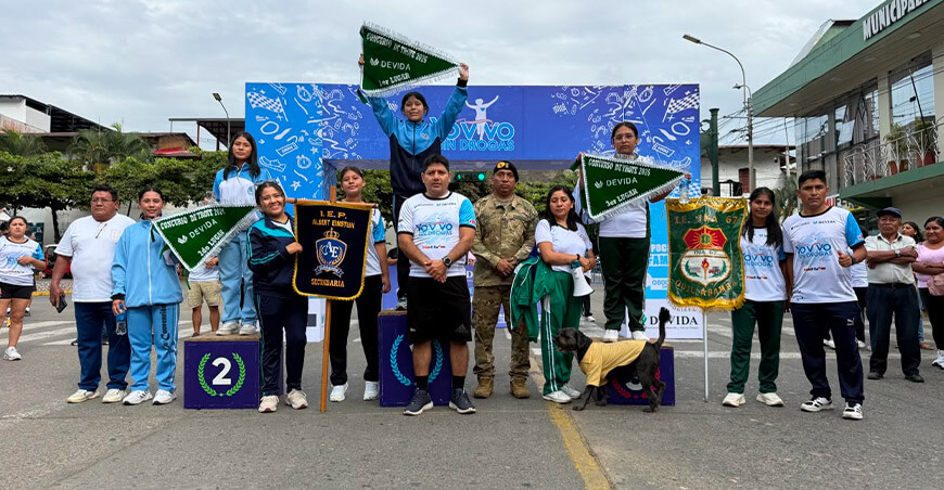Carrera 7K Yo Vivo Sin Drogas Devida Perú