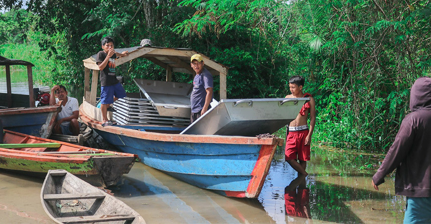 Devida implementa 150 módulos de producción de fariña en comunidades tikuna de la triple frontera Loreto Perú