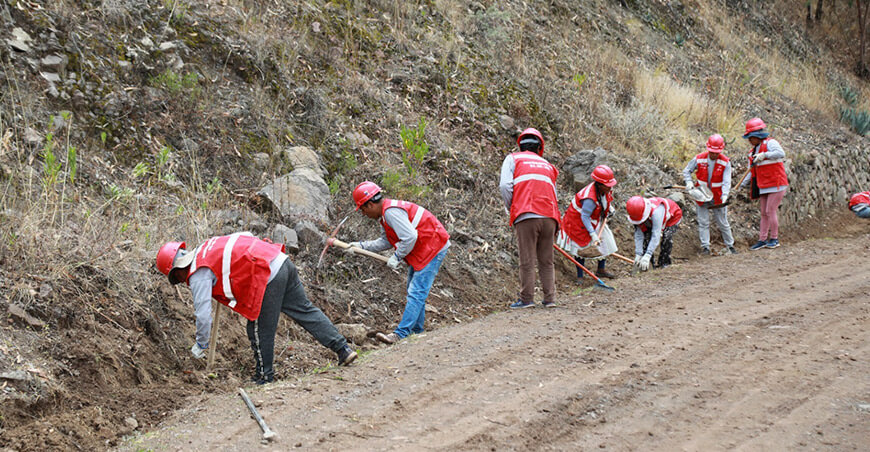 Foncodes mantenimiento de vías rurales a nivel nacional Perú