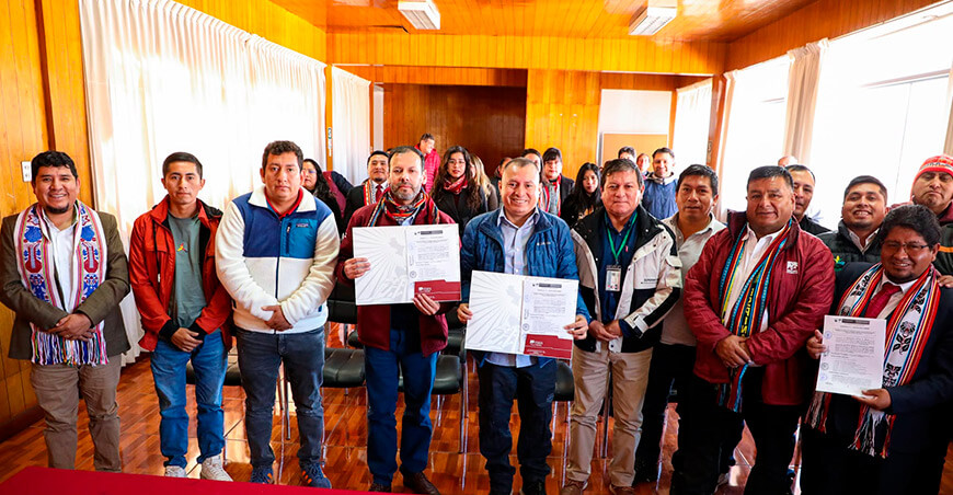 Manitea contará con una agencia agraria para acercar servicios a los productores Cusco Perú 