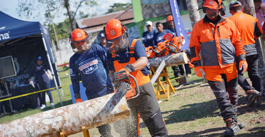 Husqvarna impulsa el Campeonato Nacional de Motosierras y continúa su recorrido por el Perú