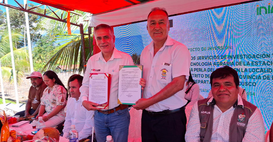 INIA implementará moderno Complejo de Investigación Agraria para potenciar el agro del Vraem
