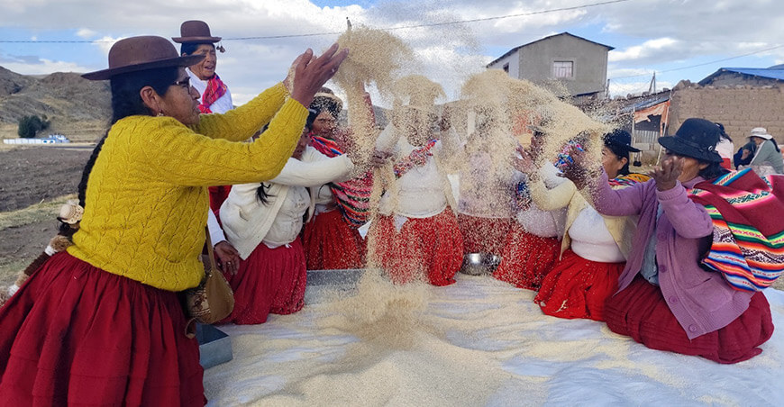 productores de quinua Puno Perú
