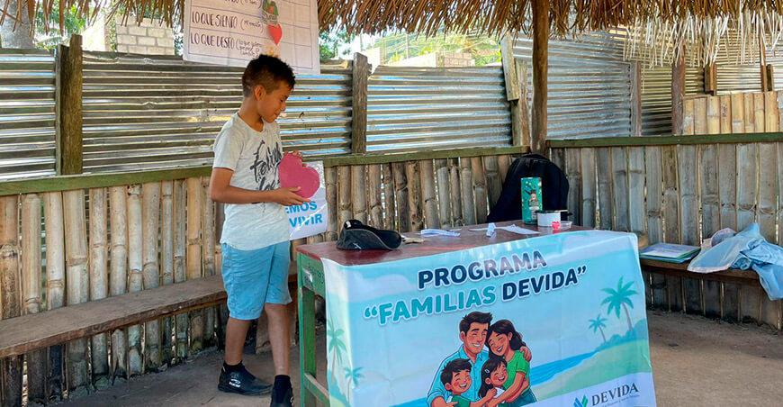 Devida promueve la convivencia familiar en Loboyacu San Martín Perú