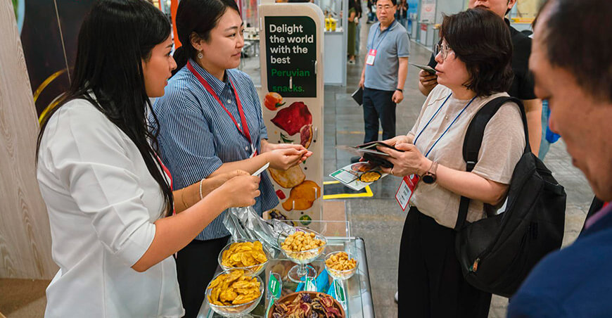 
Granos andinos, frutas y alimentos peruanos se lucirán en Corea
